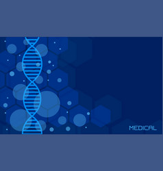 Medical Background Honeycombs Circle Dna