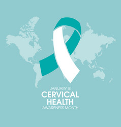 January Is Cervical Health Awareness Month Poster