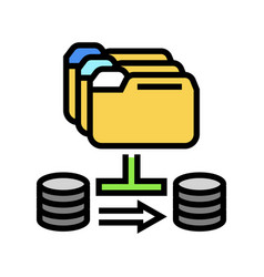 Data Migration Analyst Color Icon