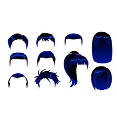 Fashion Avatar Set Of Hairstyles For Men And Women