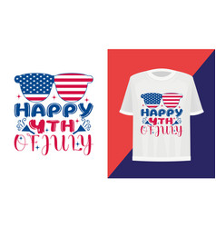 Happy 4th Of July T-shirt Design