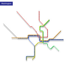 Map Of The Subway Template