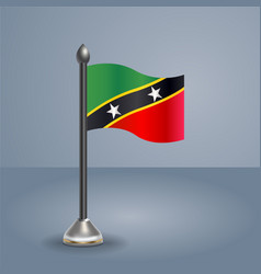 State Table Flag Of St Kitts Nevis