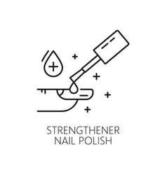 Nails Strengthener Polish Icon Manicure Service