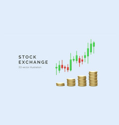 Stock Exchange Trading Concept With Candlestick