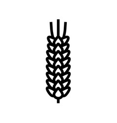 Ear Barley Cereal Line Icon