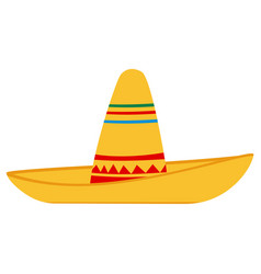 Isolated Traditional Mexican Hat