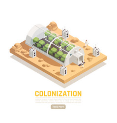 Colonization Hothouse Isometric Background