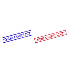 Syria Conflict Textured Rubber Stamp Seals