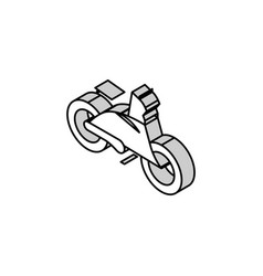 Cruiser Bike Isometric Icon