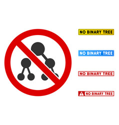 Flat No Binary Tree Sign With Phrases