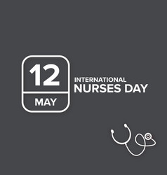 International Nurses Day Banner Or Poster