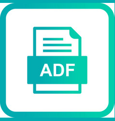 Adf File Document Icon