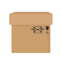 Big Carton Box Cartoon Brown Paper