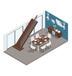 Dining Room Isometric Concept