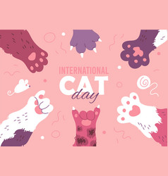 International Cat Day Poster Dog