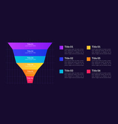 Website Conversion Infographic Funnel Chart