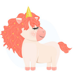 Cute Unicorn Children Character