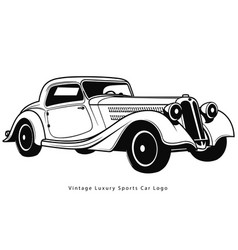 Vintage Luxury Sports Car Design