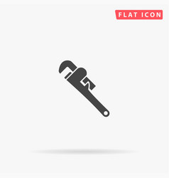 Pipe Wrench Flat Icon