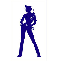 Policewoman Standing