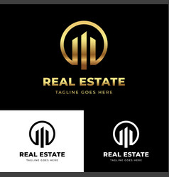 Real Estate Golden Logo