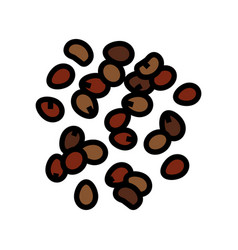 Sorghum Grain Food Color Icon