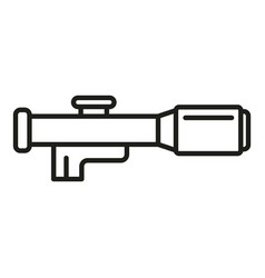 Telescopic Cross Icon Outline Rifle Scope