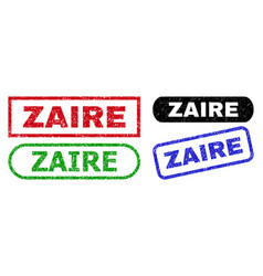 Zaire Rectangle Stamps With Grunged Surface