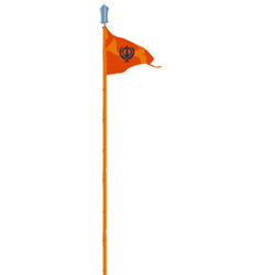 India Nishan Sahib Sikh Triangular Flag Made