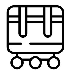 Modern Transport System Icon Outline