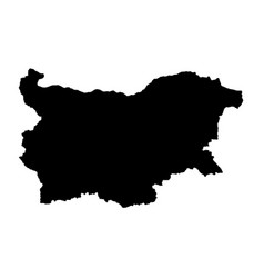 Bulgaria Map Silhouette