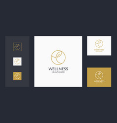 Wellness Logo Design Template Premium