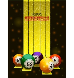 Merry Christmas Bingo Balls