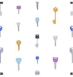 Door Keys Seamless Pattern Endless Background