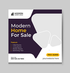 Modern Real Estate Sale Social Media Post Banner