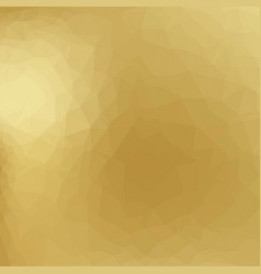 Golden Poligonal Background Poster