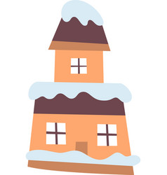 Cartoon Winter House