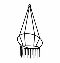 Round Hanging Rope Hammock Swinging Chair