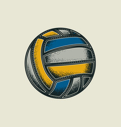 Volleyball In Vintage Style