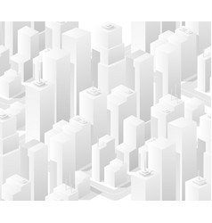 3d Map Of The White City On White Design Street