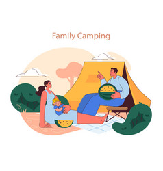 Family Camping Concept