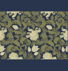 Floral Vintage Seamless Pattern For Retro