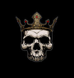 Skull With Gold Crown