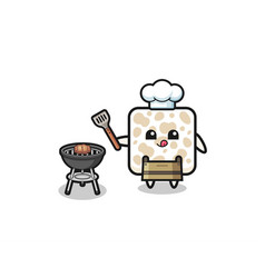 Tempeh Barbecue Chef With A Grill