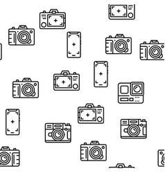 Photography Device Seamless Pattern