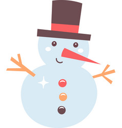 Cartoon Snowman Character