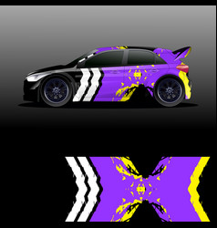 Rally Car Decal Graphic Wrap