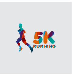 5 K Running Template Design