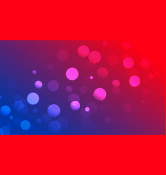 Abstract Blurred Bokeh Banner With Light Effect